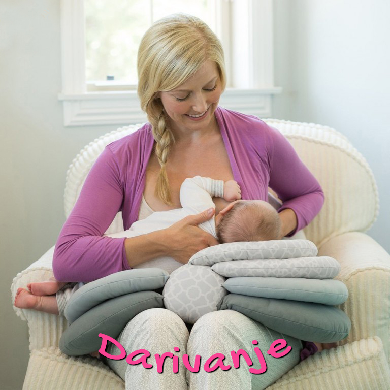 Darivanje - Podesiv jastuk za dojenje
