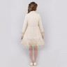 Pamina svečani komplet za devojčice haljina + kaput beli 19796