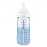 Nuk  flašica plastična kaučuk sa indikatorom temperature  0-6m 741939.1